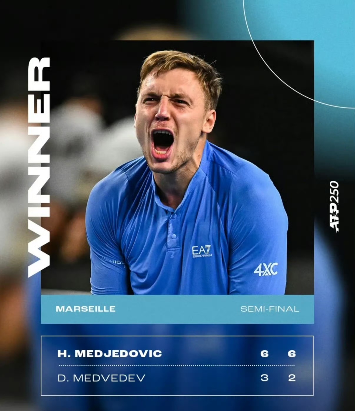 拉沃尔杯碾压蒙特卡洛大师赛，梅德韦杰夫带队取胜